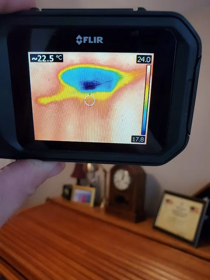 Thermal imaging inspection for water damage in Boiling Springs