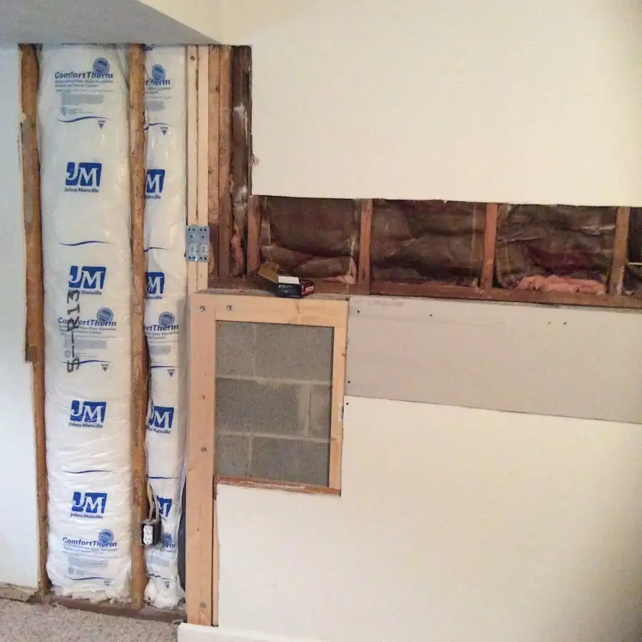 Wall insulation replacement during Odor Removal & Deodorization in Boiling Springs